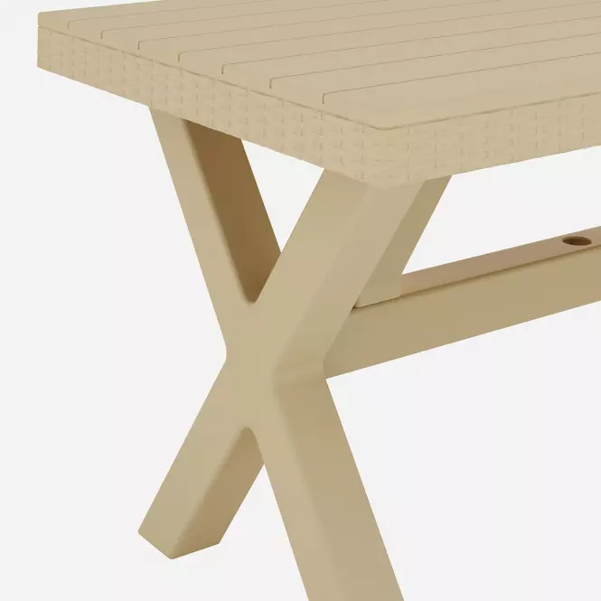 Stol Rustic bež 80x140 cm,3