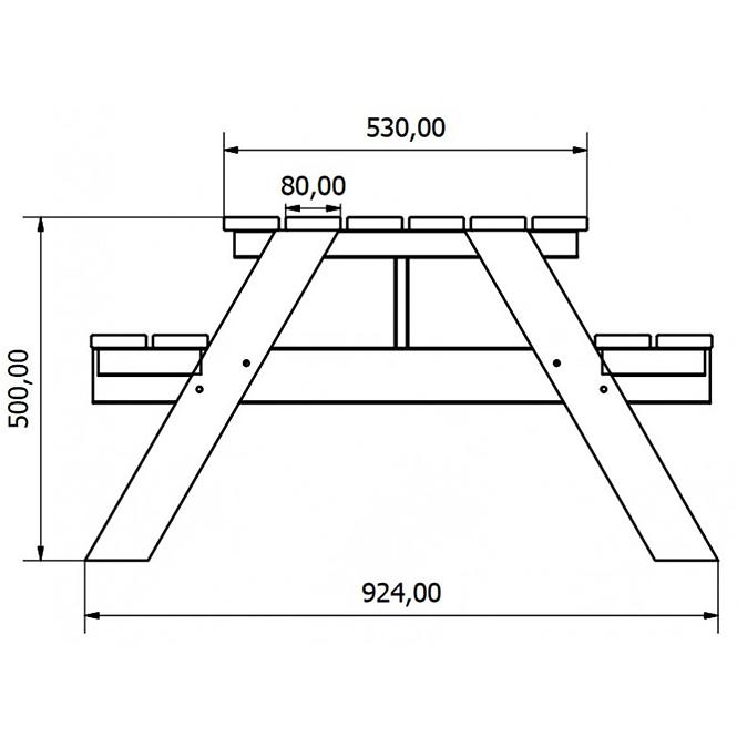 Set za piknik 92,4cm x 50cm