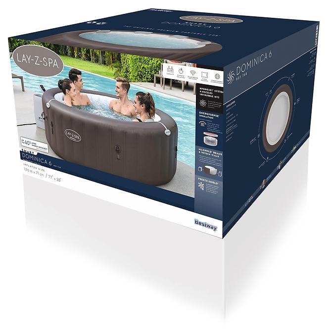 Jacuzzi Lay-z-Spa Dominica, 196 x 71 cm, 6001S