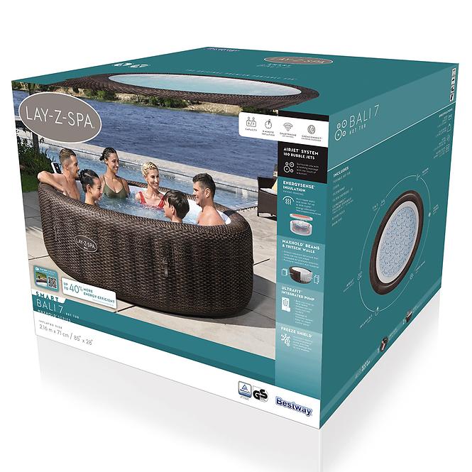 Jacuzzi Lay-z-Spa Bali AirJet, 216 x 71 cm, 6001P
