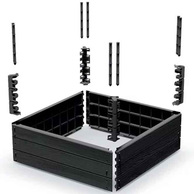 Vrtna gredica antracit 75,6cm IBWS-S433