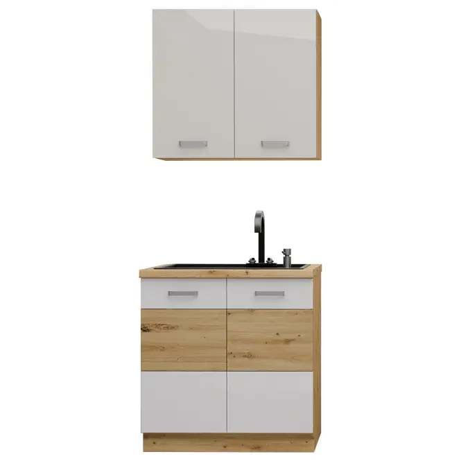 Kuhinja Artisan white 80 cm bez radne ploče,2