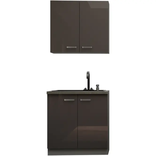 Kuhinja Grey 80 cm bez radne ploče,2