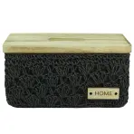 Pravokutna heklana košara DSA23-2AB S 26x16 H 13,5 cm