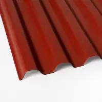 Tabule PVC 90x200 cm /1.2 mm trapez 76/18 cervena