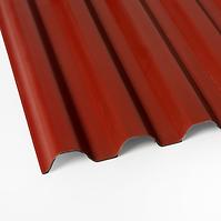 Tabule PVC 90x200 cm /1.2 mm trapez 76/18 cervena