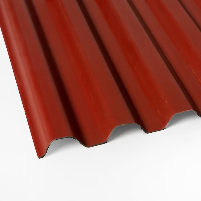 Tabule PVC 90x200 cm /1.2 mm trapez 76/18 cervena