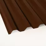 Tabule PVC 90x200 cm / 1.2 mm trapez 76/18 hneda