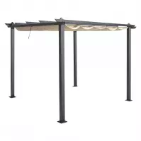 Vrtni paviljon Pescara 3x3x2.35m bež