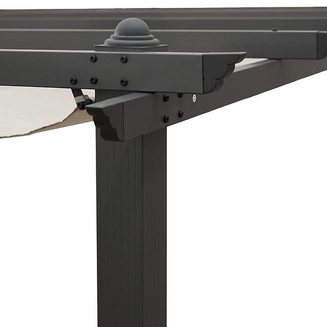 Vrtni paviljon / pergola Pescara 3x4x2.35m bež