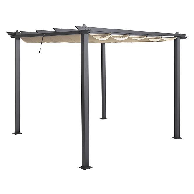 Vrtni paviljon / pergola Pescara 3x4x2.35m bež