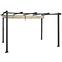 Vrtni paviljon / pergola Pescara 3x4x2.35m bež,3