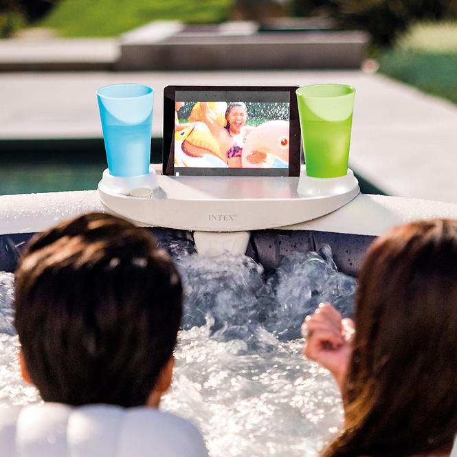 Držač za piće-jacuzzi polica premium led intex 28520