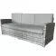 Set od umjetnog ratana Napoli sivi,4