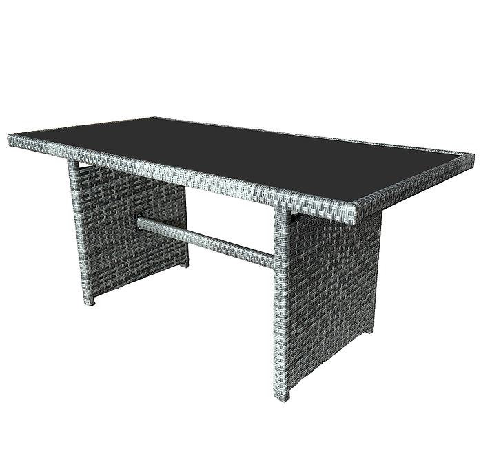 Set od umjetnog ratana Napoli sivi