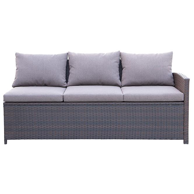 Set od umjetnog ratana Catania smeđa