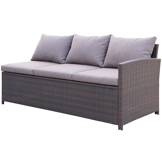 Set od umjetnog ratana Catania smeđa
