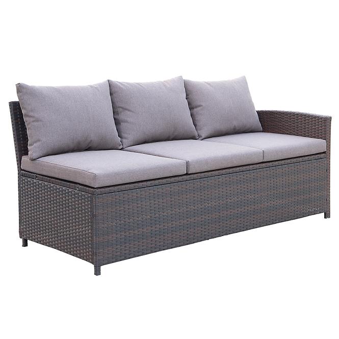 Set od umjetnog ratana Catania smeđa