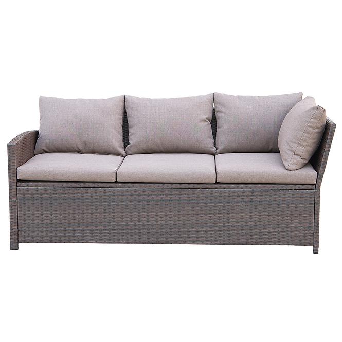 Set od umjetnog ratana Catania smeđa