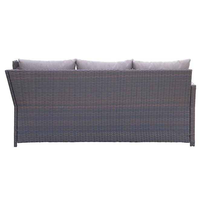 Set od umjetnog ratana Catania smeđa