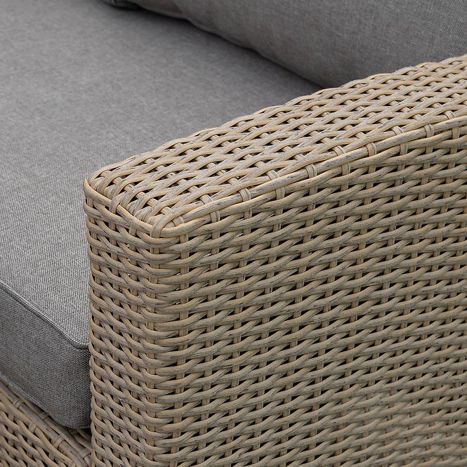 Vrtni set od umjetnog ratana Stockholm natural s klupom