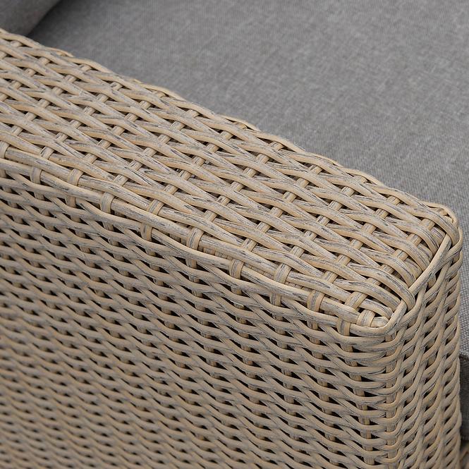 Vrtni set od umjetnog ratana Stockholm natural s klupom