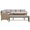 Vrtni set od umjetnog ratana Stockholm natural s klupom,3