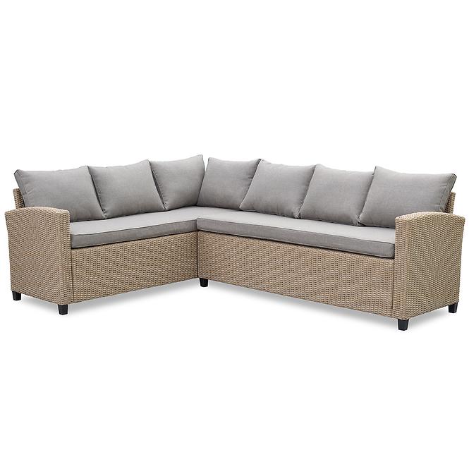 Vrtni set od umjetnog ratana Stockholm natural s klupom