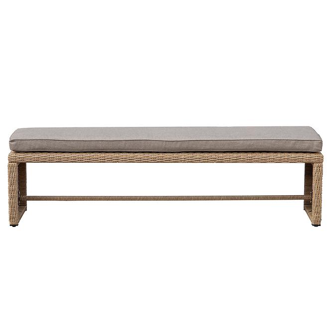 Vrtni set od umjetnog ratana Stockholm natural s klupom