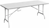 Sklopivi stol za kampiranje bijeli
