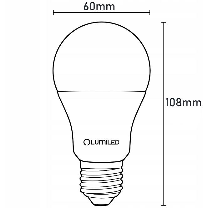Žarulja Lumiled A60 8W 830 E27 806LM 3000K
