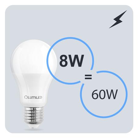 Žarulja Lumiled A60 8W 840 E27 806LM 4000K