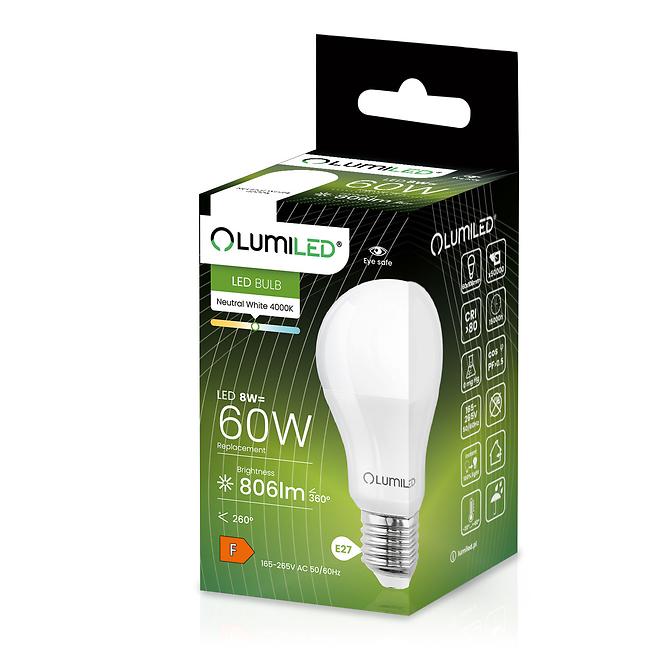 Žarulja Lumiled A60 8W 840 E27 806LM 4000K