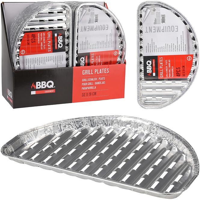Aluminijske posude za roštilj 4 kom