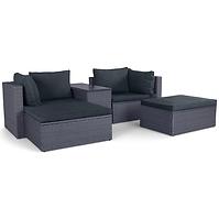 Set od umjetnog ratana Centro 5 crna