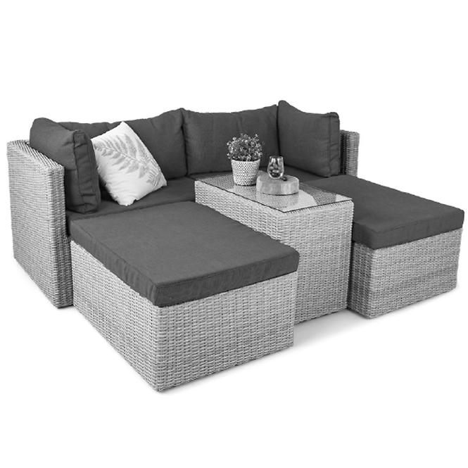 Set od umjetnog ratana Centro 5 crna