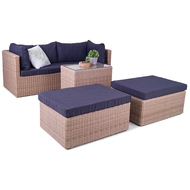 Set od umjetnog ratana Centro 5 crna
