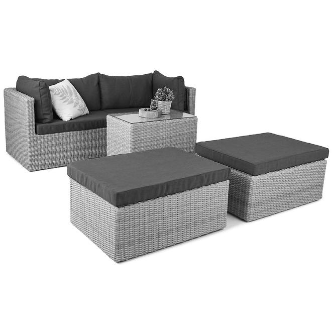 Set od umjetnog ratana Centro 5 crna