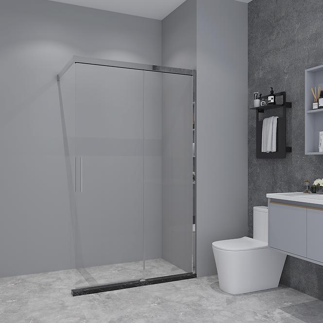 Tuš stijena Walk-In Relax 100x200 krom