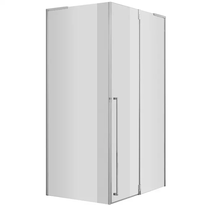 Tuš kabina Bravo 100x80x195 krom