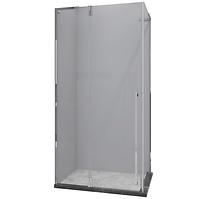 Tuš kabina kvadratna Bravo 90x90x195 krom