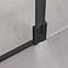 Tuš kabina kvadratna Tango 90x90x195 black,5