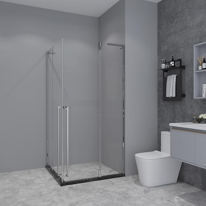 Tuš kabina kvadratna Tango 90x90x195 krom