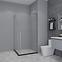 Tuš kabina kvadratna Tango 90x90x195 krom,6