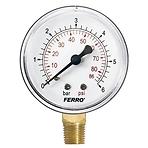 Manometar m6310r 63 mm 1/4” radijalno 0-10 bara
