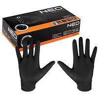 Nitrilne rukavice NEO crne XL 100 kom