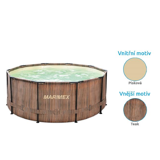 Bazen Marimex Florida 3,05 x 0,91m sa ugrađenim skimmerom motiv TIKOVINE