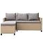 Vrtna garnitura od umjetnog ratana Stockholm Mini natural,3