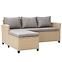 Vrtna garnitura od umjetnog ratana Stockholm Mini natural,4