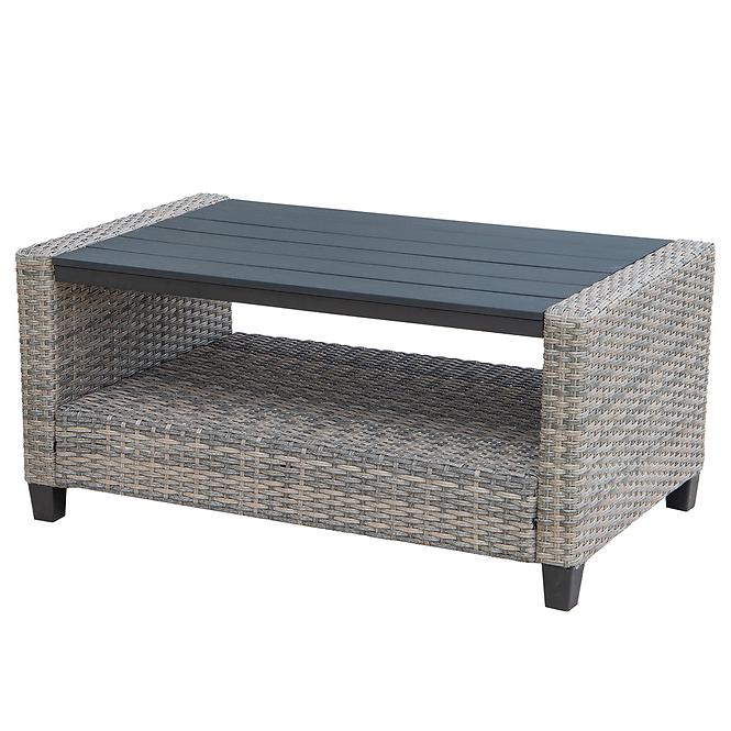Vrtna garnitura od umjetnog ratana Stockholm Mini natural grey